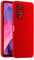 HULLIN Custodia per Telefono in Silicone Colorato, Adatta per Samsung Galaxy A52 / A52 5G / A52s 5G (6.5) - Rosso Cina