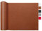 LOMUG Kunstleder Meterware 200 x 140cm Wasserdicht Leder Stoff Gekörnt Lederimitat Texturiert Lederstoff Leder Risse Reparieren Bezugsstoff Möbelstoff Leder Patch für Autositze Sofa, Braun