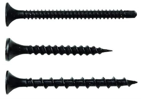 VIDASCOM 3,5x25 bis 3,5x50 Rigipsschraube Trockenbauschraube Schnellbauschraube Bohrspitze/Feingewinde/Grobgewinde (500, 3,5x45 Feingewinde)