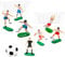 10pcs Football Cake Toppers for Boys, Personalised Football Cake Decoration Soccer Birthday Cake Toppers Football Birthday Party Decorations for Men (colourful)
