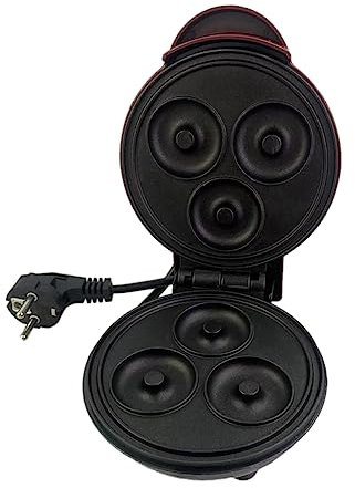 Haslbeck Macchina per Ciambelle Elettrica Mini 3 Donut Maker Kid's Snacks Colazione Spina Europea