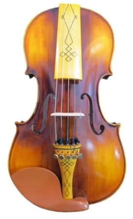 Geige Anfänger Zurückziehende Master-Violine 5 Saiten 4/4-Größe Violine Elastischer Klang
