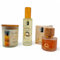 Nude Skin® - Coffret Senteur Aromathérapie Ambre Solaire | Eau de Parfum 50 ml, Bougie Parfumée 180 gr, Huile Sèche 100 ml | Anniversaire, Noël, Saint-Valentin, Fête des Mères | Fabriqué en France
