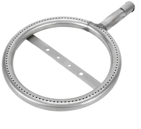 Gasgrill Brenner Rohr Edelstahl Rund 19cm Durchmesser BBQ Ersatzteil