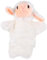 Milisten 1 Stück Cartoon-Schaf-Handpuppe Handpuppe Schaf Kleinkind handpuppen Handpuppen Schaf Prop Handpuppe Handpuppen von Nutztieren Handpuppen für Stoff Weiß