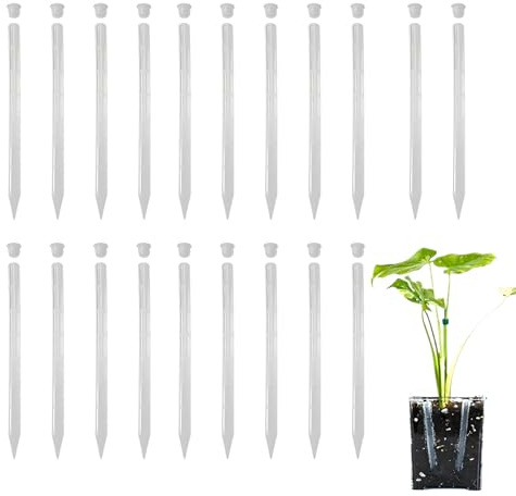 Shitafe Pflanzbelüftung Für Töpfe 20 Stück | Pflanzenerde Belüfter 25 cm - Bewässerungshilfen für Tomaten Garten Rasen Innen Außen Gemüse