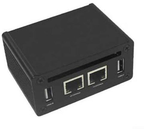 USB Hub & Ethernet Dock, für Raspberry Pi Zero 2W, Dual Netzwerkerweiterung mit 2 USB 2.0 Ports Federauswerfer (B)