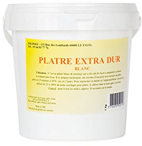 Moulagecomposite Plâtre alpha aspect porcelaine 3 kg