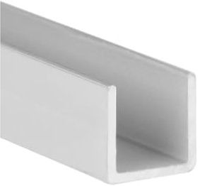 PRUNIER SAS AGA10022 Flachprofil, 40PL Prunier, 40 mm x 2,6 m, weiß, PBP40PL