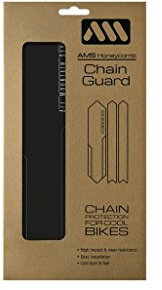 Hochschlagfester Kettenschutz – Schutz der Ketten- von XC, Gravel, Cross-Bikes und Rennrädern vor Stößen, Kratzern und dem Scheuern der Kette, Labyrinth/Schwarz