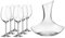 Leonardo Daily Rotwein-Set, Rotwein-Gläser mit Dekanter, spülmaschinenfestes Wein-Set, 7er Set, 460 ml und 2000 ml, 032822