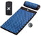 XN8 Yoga Acupressure Mat Pillow Set Acupoint Acupuncture Reflexology Mat for Massage-Pain Relief-Stress Reduction-Therapy-Relaxation with Carrying Bag and Strap(Black/Blue)