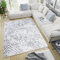 TAPISO Sky Teppich Kurzflor Modern Beige Grau Streifen Zig Zag Meliert Design Wohnzimmer Schlafzimmer 3D Effekt ÖKOTEX 300 x 400 cm