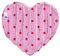 Roze hart met glitter Luchtbed