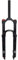 LANXUANR 26/27.5/29 Zoll Magnesiumlegierung Mountainbike Gabel Rückpralleinstellung, Luftfederung Vorderradgabel 100mm Federweg, 9mm Achse, Scheibenbremse