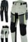 Texpeed Pantalon de Moto Homme Renforcé - Hiver/été Cordura Imperméable - Toutes Tailles - Avec Armure CE Protection (EN 1621-1) - Blanc - M