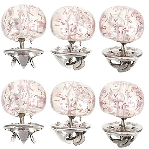 EXCEART 6Pcs Perle Bouton Broches Femmes Chemise Broche Revers Pins Sécurité Nouveauté Cover Up Boutons Corsages À Poitrine Chandail Châle Clips Pas de Boutons pour Femmes Rose