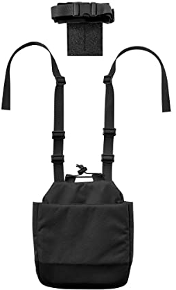 Tasmanian Tiger TT Modular Quiver Set gepolsterte Köcher-Halterung, Waffen-Halterung, Stativ-Halterung für alle Molle-Flächen, Schwarz