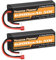 2S Lipo Batteria 6200mAh 50C Batterie Lipo 7,4v RC Hardcase con Connectore Deans T Spina compatibile con Losi 1/8 1/10 RC Auto Camion Veicolo Elicottero Aereo Barca (2 pezzi)