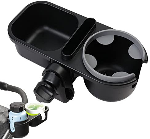 Becherhalter für Rollstuhl, Gepäckbecherhalter, Getränkehalter, Rollstuhl-Armlehnenzubehör für Rollator, Rollator, Rollstühle