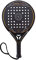 LUXTRI Pala de pádel Control 1800 II Redonda 370g Fibra Carbono Goma EVA Negra Blanca Raqueta Paleta