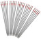 iMeshbean Fieberglaspfeile Pfeile für bogenschießen, 25 Stück Bogenpfeile Erwachsene 6mm Fiberglaspfeil Jagdpfeile für Bogen, Recurvebogen, Sportbogen (Rot)