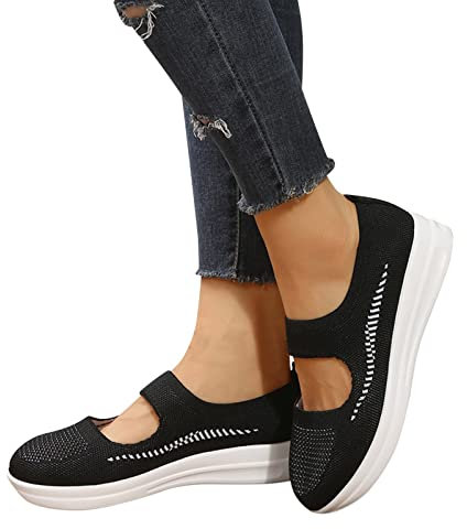 Sneaker Damen, Turnschuhe Damen Atmungsaktiv Mesh Höhe Erhöhende Schuche Luftpolster Laufschuhe Lässige Tragbar Casual Running Sportschuhe Frauen Outdoor Jogging Sneaker Fitnessschuhe