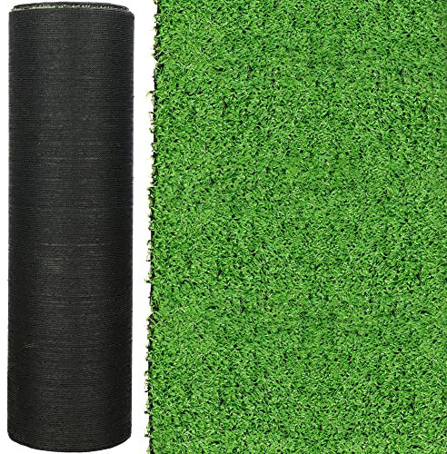 SPRINGOS Kunstrasen 2x6 m Rasenteppich für Balkon Terrasse Garten Grüne Wetterfeste Rasenmatte UV-beständig Pflegeleicht Draußen für Dekoration und Bodenbelag