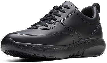 Clarks 261751908, Herren, Black Leather,