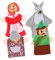 Abaodam Fingerpuppen Filz 20 Stück Fingerpuppe Kinder Kinder Geschichtenerzählen Puppenspielzeug Handfingerpuppe Geschichtenerzählen Fingerpuppen Fingerpuppenspielzeug Cartoon Rotkäppchen Stoff