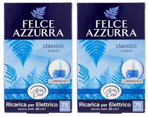 Felce Azzurra - Aria Di Casa, Ricarica Per Diffusore Elettrico, CLASSICO 20ml (2 Unità)
