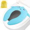 Faltbarer Toilettensitz Kinder, Tragbar Reise Toilet Seats WC Sitz Kinder Leichte mit mit Rutschfesten Silikonkissen Für unterwegs, Einfach zu Reinigen