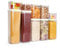 ILO EXOTIC ® Vorratsdosen -Aufbewahrungsbox für trockenwaren - Küche Organizer mit Deckel - Luftdicht - 10er Vorratsbehälter Set -Vorratsdosen für Gewürze Müsli Kaffeebohnen Cornflakes Spaghetti