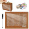 Spardose aus Holz, Wiederverwendbare Spardose, Sparschwein mit Marker, Sparbox mit Zahlen ankreuzen, mit Acrylplatten, für Hilft Erwachsene und Kindern Die Gewohnheit Zum Sparen (5000€)