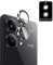 QULLOO para Xiaomi Redmi Note 13 Pro 4G Protector de Lente de Cámara, Cristal Vidrio Templado 9H Individuo Metal Cámara Trasera Protector Camara, 1 Juego (Negro Espacial)