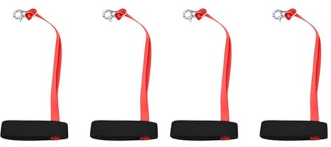 kowaku 4-teiliges Zubehör für Sporthandschuhriemen mit Metallknöpfen, Polyester-Gurtband, Winterhandschuh-Leine, Handschlaufe zum Aufhängen von Handschuhen, Kinder