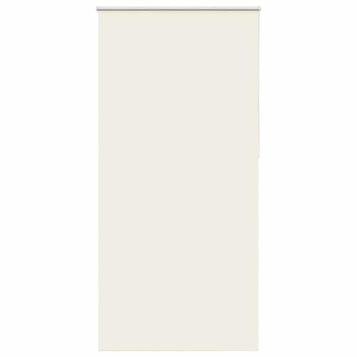 vidaXL Verdunkelungsrollo Cremeweiß 115x230cm Stoffbreite 110,7cm