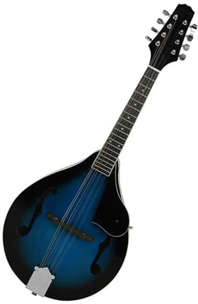 Mandoline Musikinstrumente Für Anfänger Professionelle Mandoline Leistungstyp Musikinstrument Tragbar 8 Saiten Akustische Mandoline Für Anfänger Und Erwachsene(B)