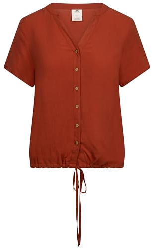 Trespass Womens Outdoor Top Beatrice Burnt Sienna in Size - M