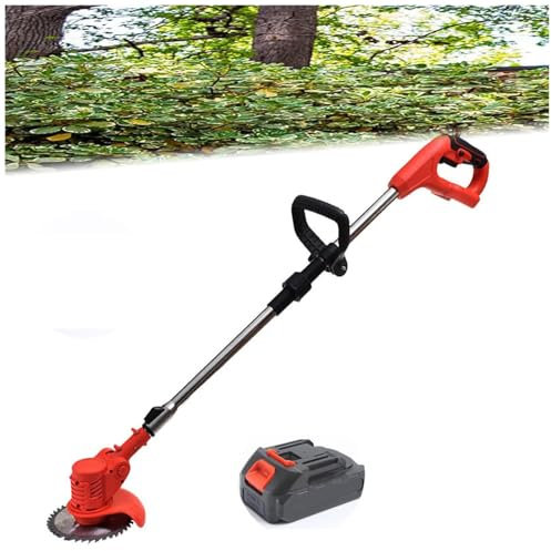 Motoculteur éLectrique, Petite Tondeuse Multifonction 12v,Motoculteur LéGer sans Fil avec Chargeur,pour Le Labourage Rotatif,La Terre Meuble,Le DéSherbage Et Le Retournement du Sol