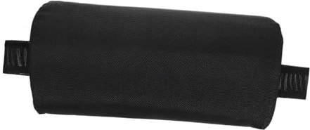 CONGARTENO Strandkorb-Schwammkissen Wasserdicht Kissen für Gartenmöbel Nackenrolle Terrassenkissen für gepolstert slico sitzpouf beachstuhl Strandkorb Liege Strandkorb Kopfkissen Stoff Black