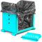 Porta bolsas de basura portátil y plegable - Soporte ajustable para bolsas de basura de cocina, ¡Ahorra espacio! Ideal para Cocina, Acampada,Garaje,Oficina. Caja de almacenamiento para coche ecológica