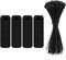 Kit de montage brise-vue en PVC résistant aux intempéries et aux UV - Kit de fixation pour garage, extérieur, jardin, maison, balcon (50 pièces)