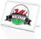 1 x Wrexham Square Magnet - Wales Welsh Flag City Travel Holiday Fridge Magnetic Travel Souvenir Holiday Family Friend Women Men #83156
