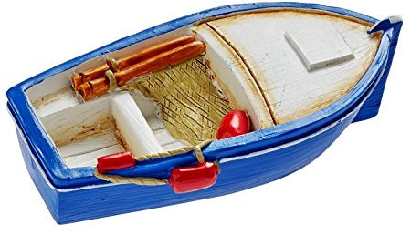 Unbekannt Miniatur Boot 6 cm Figur Deko Urlaub Meer Schiff Strand Ferien