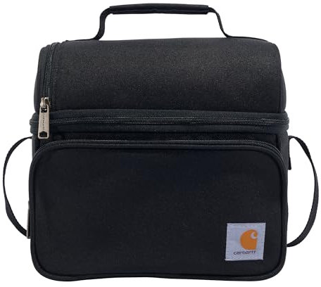 Carhartt Isolierter Lunch-Kühler für Herren, 12 Dosen, 2 Fächer, Schwarz, OS