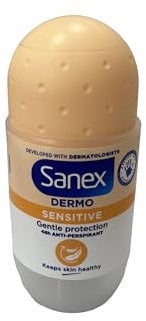 6 x SANEX Deo Roll-on WOMEN Dermo Sensitive für empfindliche Haut - 50 ml