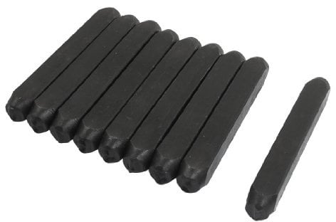 Aexit 9 Stück, Baumarkt 0 bis 6 mm, 8, arabische Zahlen-Stempeln Motivstanzer Elektro- & Handwerkzeuge w Aufbewahrungsbox