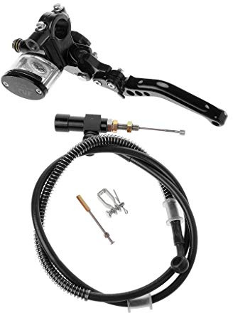 planuuik 7/822mm Motocicleta CNC Kit de Embrague hidráulico Palanca Cilindro Maestro Tejido de Aceite Manguera 125~250cc