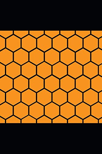 Hexagon Graph Paper Notebook / (6 x 9) with 120 pages White Paper: Hexagon Paper (Small) 0.2 Inches Hexes Radius